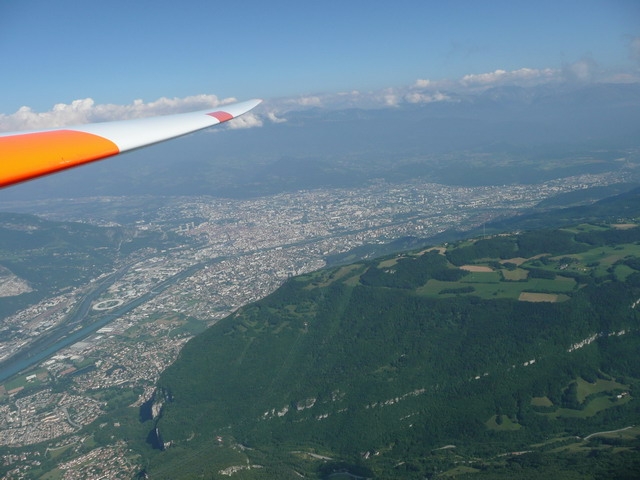 Batismo e Iniciação de Planador em Grenoble 
